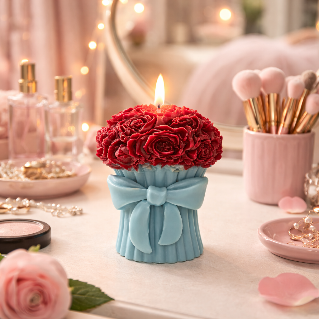 Rose Bouquet Candle