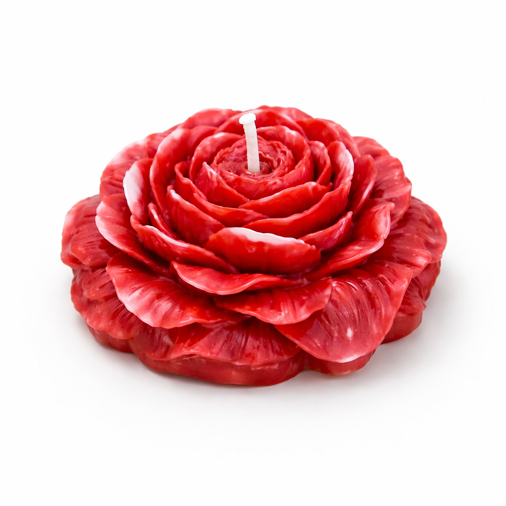 Peony Rose Bloom Candle