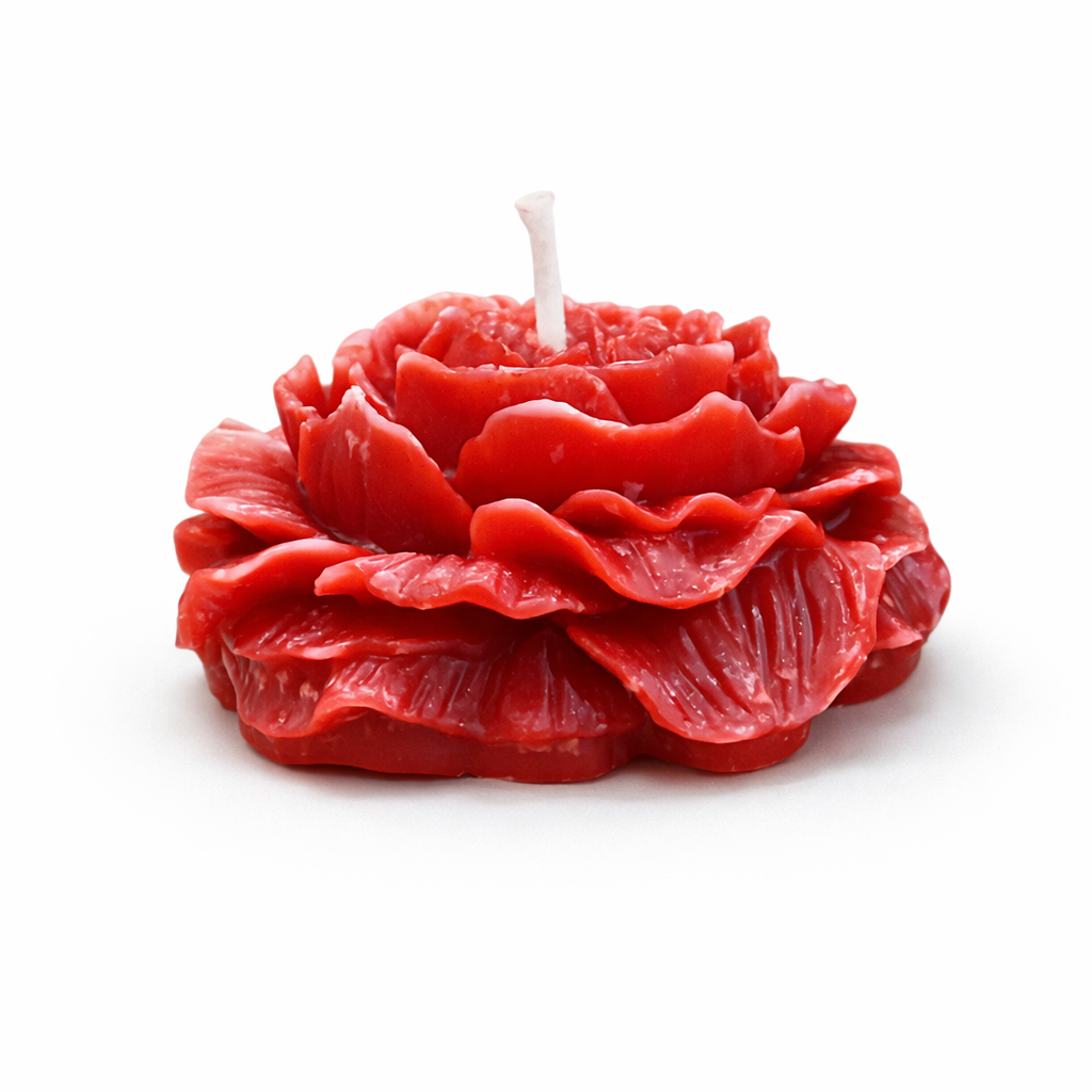 Peony Rose Bloom Candle