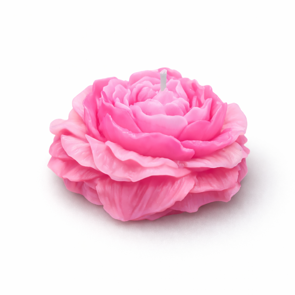 Peony Rose Bloom Candle