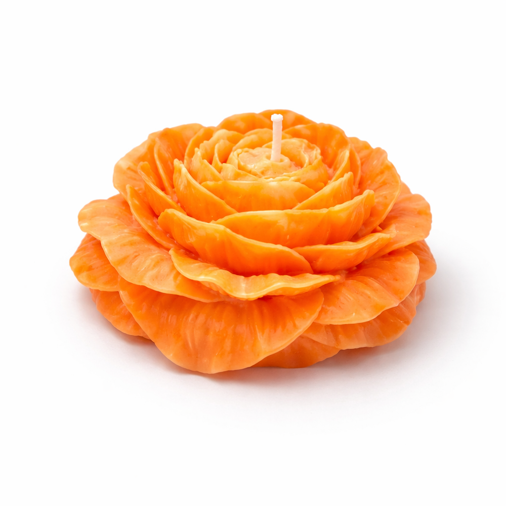 Peony Rose Bloom Candle